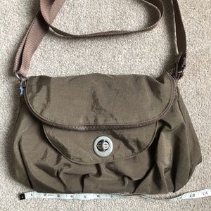 Taupe crossbody purse